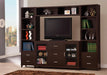 Lewes 2-door TV Stand with Adjustable Shelves Cappuccino - Bargain Furniture (Detroit, MI)