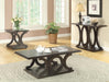 Shelly C-shaped Base Sofa Table Cappuccino - Bargain Furniture (Detroit, MI)