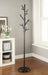 Clover 18-Hook Coat Rack Black - Bargain Furniture (Detroit, MI)