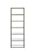 Kate 6-shelf Bookcase Black Nickel - Bargain Furniture (Detroit, MI)