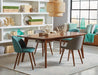 Jedda Oval Dining Table Dark Walnut - Bargain Furniture (Detroit, MI)