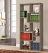 Theo 10-shelf Bookcase Weathered Grey - Bargain Furniture (Detroit, MI)