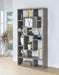 Howie 10-shelf Bookcase Weathered Grey - Bargain Furniture (Detroit, MI)