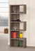 Joey 5-tier Bookcase Weathered Grey - Bargain Furniture (Detroit, MI)