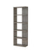 Harrison 5-tier Bookcase Weathered Grey - Bargain Furniture (Detroit, MI)