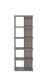 Harrison 5-tier Bookcase Weathered Grey - Bargain Furniture (Detroit, MI)