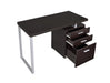 Brennan 3-drawer Office Desk Cappuccino - Bargain Furniture (Detroit, MI)
