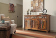 Harper 4-drawer Accent Cabinet Reclaimed Wood - Bargain Furniture (Detroit, MI)