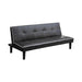 Katrina Tufted Upholstered Sofa Bed Black - Bargain Furniture (Detroit, MI)