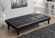 Katrina Tufted Upholstered Sofa Bed Black - Bargain Furniture (Detroit, MI)