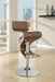 Covina Adjustable Bar Stool Walnut and Chrome - Bargain Furniture (Detroit, MI)