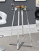 Zanella Glass Top Bar Table Chrome - Bargain Furniture (Detroit, MI)