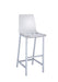 Juelia Bar Stools Chrome and Clear Acrylic (Set of 2) - Bargain Furniture (Detroit, MI)