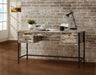 Kemper 4-drawer Writing Desk Salvaged Cabin - Bargain Furniture (Detroit, MI)