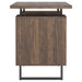 Lawtey Floating Top Office Desk Weathered Grey - Bargain Furniture (Detroit, MI)