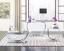 Danville U-shaped Coffee Table Chrome - Bargain Furniture (Detroit, MI)