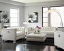 Chaviano Tufted Upholstered Loveseat Pearl White - Bargain Furniture (Detroit, MI)
