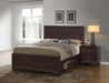 Kauffman California King, Eastren King, & Queen Panel Bed Dark Cocoa - Bargain Furniture (Detroit, MI)