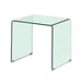 Ripley Square End Table Clear - Bargain Furniture (Detroit, MI)