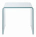Ripley Square End Table Clear - Bargain Furniture (Detroit, MI)