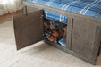 Wrangle Hill Twin Storage Bed Gun Smoke - Bargain Furniture (Detroit, MI)