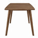 Alfredo Rectangular Dining Table Natural Walnut - Bargain Furniture (Detroit, MI)