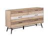 Marlow 6-drawer Dresser Rough Sawn Multi - Bargain Furniture (Detroit, MI)