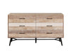 Marlow 6-drawer Dresser Rough Sawn Multi - Bargain Furniture (Detroit, MI)