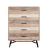Marlow 5-drawer Chest Rough Sawn Multi - Bargain Furniture (Detroit, MI)