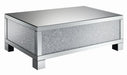Gillian Rectangular Coffee Table Clear Mirror - Bargain Furniture (Detroit, MI)