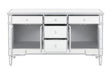 Duchess 5-drawer Accent Cabinet Silver - Bargain Furniture (Detroit, MI)