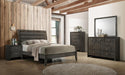 Serenity Full Panel Bed Mod Grey - Bargain Furniture (Detroit, MI)