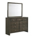 Serenity Rectangular Dresser Mirror Mod Grey - Bargain Furniture (Detroit, MI)