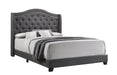 Sonoma Camel Back Full Bed Grey - Bargain Furniture (Detroit, MI)