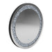 Landar Round Wall Mirror Silver - Bargain Furniture (Detroit, MI)
