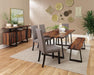 Hubbard Upholstered Side Chairs Charcoal (Set of 2) - Bargain Furniture (Detroit, MI)
