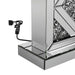Carmen Geometric Base Table Lamp Silver - Bargain Furniture (Detroit, MI)