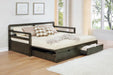 Sorrento 2-drawer Twin XL Daybed with Extension Trundle Grey - Bargain Furniture (Detroit, MI)