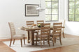 Douglas Tufted Back Dining Chairs Vineyard Oak (Set of 2) - Bargain Furniture (Detroit, MI)