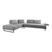 Arden 2-piece Adjustable Back Sectional Taupe - Bargain Furniture (Detroit, MI)