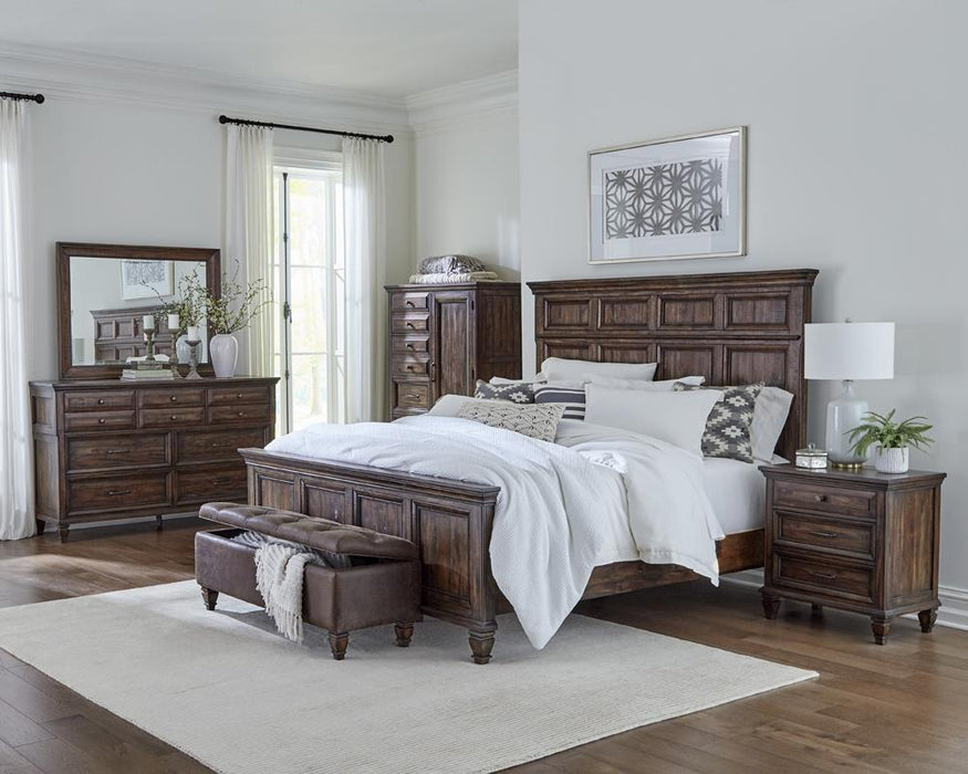 Avenue Rectangle Dresser Mirror Weathered Burnished Brown - Bargain Furniture (Detroit, MI)