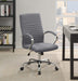 Abisko Upholstered Office Chair with Casters Grey and Chrome - Bargain Furniture (Detroit, MI)