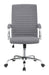 Abisko Upholstered Office Chair with Casters Grey and Chrome - Bargain Furniture (Detroit, MI)