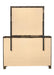 Woodmont Rectangle Dresser Mirror Rustic Golden Brown - Bargain Furniture (Detroit, MI)