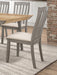 Nogales Slat Back Side Chairs Coastal Grey (Set of 2) - Bargain Furniture (Detroit, MI)
