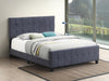 Fairfield Eastern King Upholstered Panel Bed Dark Grey - Bargain Furniture (Detroit, MI)