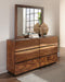 Winslow 6-drawer Dresser Smokey Walnut and Coffee Bean - Bargain Furniture (Detroit, MI)
