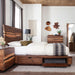 Winslow Storage Eastern King Bed Smokey Walnut and Coffee Bean - Bargain Furniture (Detroit, MI)