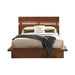 Winslow Queen Bed Smokey Walnut and Coffee Bean - Bargain Furniture (Detroit, MI)