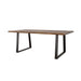 Ditman Live Edge Dining Table Grey Sheesham and Black - Bargain Furniture (Detroit, MI)